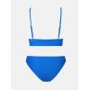 CUPSHE Women Bikini Set Solid Color Sexy Triangle Two Piece Swimsuit(Royal Blue)
