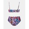 CUPSHE Women’s Bikini Sets Two Piece Swimsuit High Waisted V Neck Twist Front Adjustable Spaghetti Straps Bathing Suit(Pink Leopard)