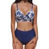 Navy Blue/White