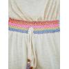 CUPSHE Women Swimsuit Coverup Strapless Tube Beach Cover Up Romper Smocked Swimwear Coverups(Khaki)