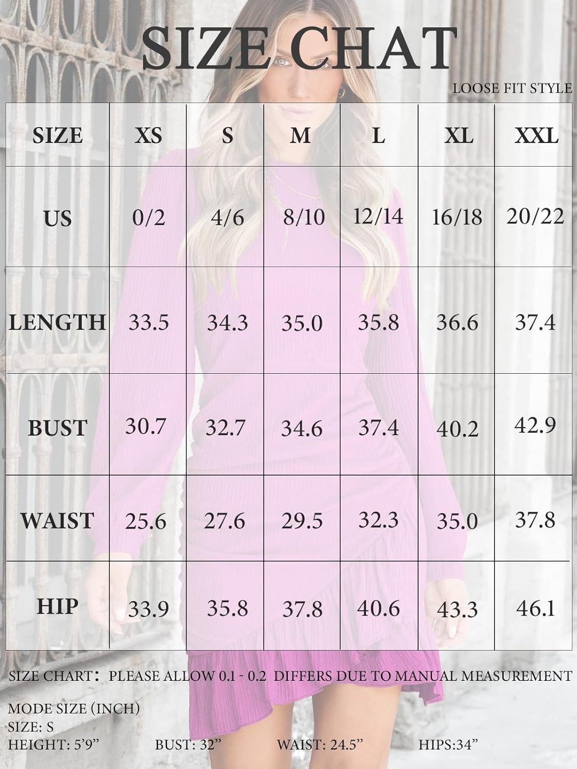 imageCUPSHE Women Knit Ruched Fall Dress Smocked Ruffle Hem Crew Neck Long Sleeve Bodycon Sexy Casual Holiday Mini DressRose Pink