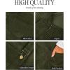 CUPSHE Women Corduroy Fall Dresses Front Bib Pocket Square Neck Wide Strap Casual Overall Mini Dress(Olive Green)