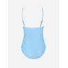 CUPSHE Women’s One Piece Swimsuit Tummy Control V Neck Bathing Suits(Baby Blue)