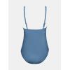 CUPSHE Maternity Swimsuit for Women One Piece Swimsuits Pregnancy Swimwear Spaghetti Straps Ruched Adjustable(Cerulean Blue)