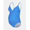 CUPSHE Maternity Swimsuit for Women One Piece Swimsuits Pregnancy Swimwear Spaghetti Straps Ruched Adjustable(Ocean Blue)
