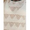 CUPSHE Women’s Swimsuit Cover Up Crochet Bathing Suit Mesh Swimwear Knit Pullover Beach Dress(B-beige)