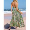 CUPSHE Womens Summer Maxi Dress 2026 Sleeveless Long Sundresses Spaghetti Strap Flowy Boho Beach Vacation Dress(Green)