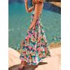 CUPSHE Womens Summer Maxi Dress 2026 Sleeveless Long Sundresses Spaghetti Strap Flowy Boho Beach Vacation Dress(Tropical)