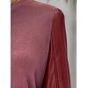 CUPSHE Faux Leather Tops for Women Long Sleeve Mock Neck Blouse Fall Fashion 2025(Wine Red)