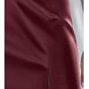 CUPSHE Skirts Women Faux Leather Mini Skirt Slit High Waist Bodycon Skort Wrap Notched Hem Casual Vacation(Wine Red)