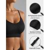 CUPSHE Women’s Bikini Sets Two Piece Swimsuit Sporty Mid Rise Scoop Neck Adjustable Spaghetti Straps Textured Midkini(Black)