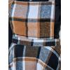 CUPSHE Women’s Overall Dress Square Neck Plaid Sleeveless Casual Short A Line Cute Fall Mini Pinafore Dresses(Khaki Plaid)