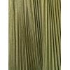 CUPSHE Women’s Pleated Midi Skirts Dressy A Line Velvet High Waist Long Skirt(Green)