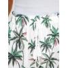 CUPSHE Womens Summer Beach Shorts High Waist Drawstring Wide Leg Printed Casual Shorts with Pockets(Palm Tree Print)