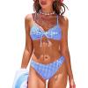 White/Blue Gingham