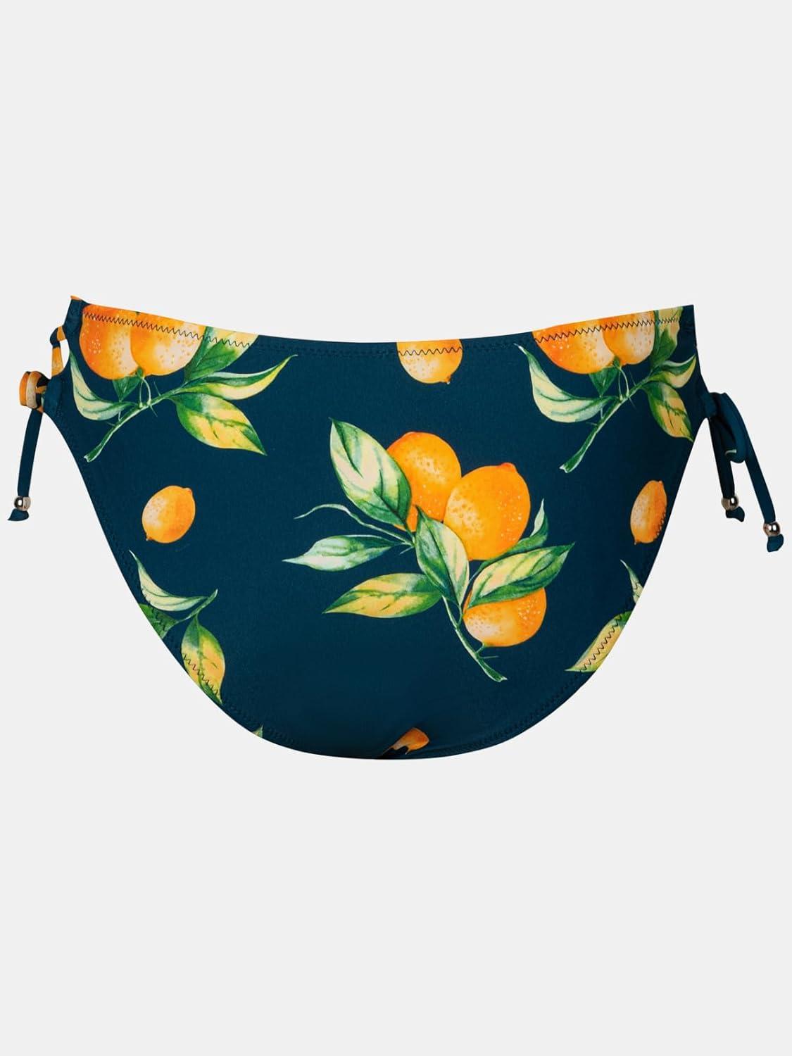 imageCUPSHE Women Swimsuit Bikini Bottom String Cheeky Side Tie Low Rise Bathing SuitIndigo Blue