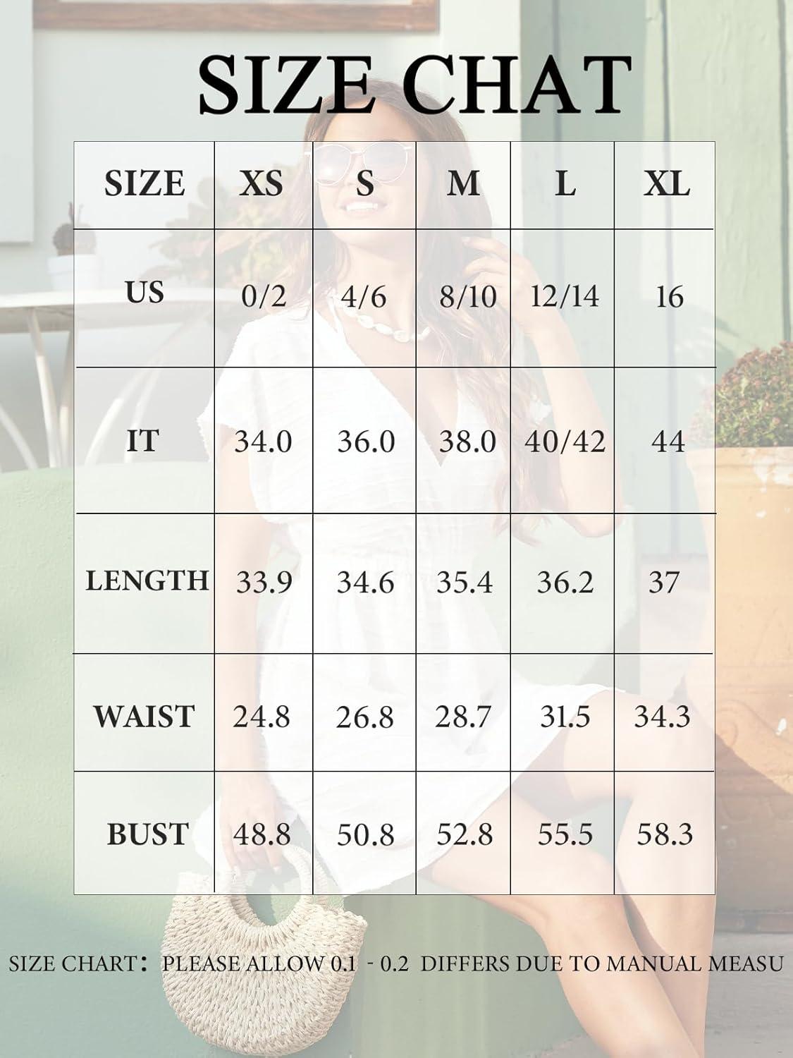 imageCUPSHE Womens Swim Cover Up Dress V Neck Textured Striped Short Sleeve Cover Ups Casual Beach SummerBlack