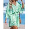 CUPSHE Rompers for Women Summer Casual V Neck Sleeveless Short Jumpsuit One Piece Outfit Beach Vacation(Olive Green)