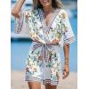 CUPSHE Rompers for Women Summer Casual V Neck Sleeveless Short Jumpsuit One Piece Outfit Beach Vacation(White)