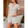 CUPSHE Satin Pajama Set Women Silk Camisole Pjs Ruffle Sleepwear 2 Piece Loungewear Shorts Set S-XL(A-white)