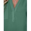 CUPSHE Swimsuit Coverup for Women V Neck Beachwear Sleeveless Beach Dress with Chest Pocket(Green)