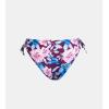 CUPSHE Women Swimsuit Bikini Bottom String Cheeky Side Tie Low Rise Bathing Suit(Violet/Floral)