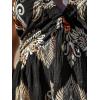 CUPSHE Women’s Backless Beach Dress Halter Neck Ruffle Plunge V Neck Sleeveless Maxi Sundress Summer Dresses(Black)