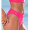 CUPSHE Women’s Bikini Bottom Separate Mid Rise Full Coverage Swimsuit Bottom Only(Bright Pink)