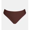 CUPSHE Women’s Bikini Bottom Separate Mid Rise Full Coverage Swimsuit Bottom Only(Chocolate Brown)