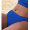 CUPSHE Women’s Bikini Bottom Separate Mid Rise Full Coverage Swimsuit Bottom Only(Royal Blue)