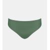 CUPSHE Women’s Bikini Bottoms Mid Rise Swimsuit Only Bottoms Full Coverage Bathing Suits(Forest Green)