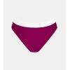 CUPSHE Womens High Waisted Bikini Bottom Color Block Bathing Suit(Magenta Purple/White)