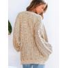 CUPSHE Women’s Oversized Cardigan Sweater Open Front 2025 Fall Long Sleeve Chunky Knit Button Loose Outwear with Pockets(Yellow)