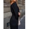 CUPSHE Women’s Romper Woven Square Neck 3/4 Sleeves Smocked Waist Straight Leg Jumpsuit Outfit Casual(Black)
