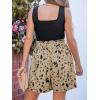 CUPSHE Women’s Romper Woven Square neckline Sleeveless Paperbag waist Straight leg Outfit Casual Dressy(Black)