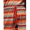CUPSHE Women’s Striped Romper Summer Sleeveless Waist Tie Scoop Neck Knit Jumpsuits Wide Leg Hobo Overalls Vacation Outfits(Orange)