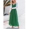 CUPSHE Womens Summer Dresses Spaghetti Straps Sleeveless Pleated Cutout Casual Sundress Vacation Outfit Flowy Maxi Dress(Green)
