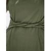 CUPSHE Women’s Twisted Tank Dress Sleeveless Crew Neck Dresses Casual Summer(Dark Green)