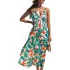 Tropical Floral Green