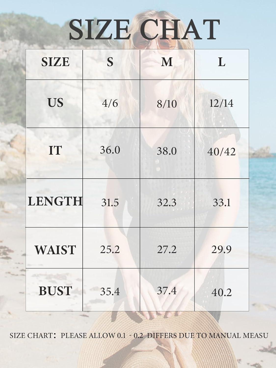 imageCUPSHE Women Bathing Suit Cover Up Swimsuit Crochet CoverUp Swimwear Beach Dress Vacation OutfitsApricot