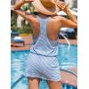 CUPSHE Women Swimsuit Coverup Racerback Sleeveless Beach Cover Ups Dress with Side Pockets(Royal Blue)