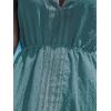 CUPSHE Women Swimsuit Coverup Sleeveless Swimwear V Neck Beach Cover Up for Summer 2024(Cyan)