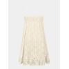 CUPSHE Women’s Mini Dress Lace Boho Tassel V-Neck Flare Ruffle Adjustable Straps Beach Summer Short Dress(Beige-mini)