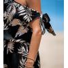 CUPSHE Women’s Rompers One Shoulder Jumpsuits Wide Leg Overall Short Outfit with Pockets Casual Dressy(Black)