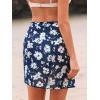 CUPSHE Women’s Sarong Coverups Beach Wrap Skirt Floral Bikini Short Wraps for Swimwear(Blue Floral)
