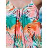 CUPSHE Women’s Spaghetti Strap Swimsuit Cover Ups Sleeveless Beach Swim Basic Tshirt Dress(Flamingos)