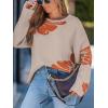 CUPSHE Womens Sweaters Loose Long Sleeve Casual Sweater Trendy Knit Jumper Tops(Beige)