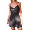 CUPSHE Women’s Wide Leg Jumpsuits Dressy Sleeveless Spaghetti Strap 2024 Sequin Party Rompers(Black)