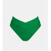CUPSHE Women’s Bikini Swimsuit Black High Waisted High Cut Cheeky V Cut Bikini Bottom(Jade Green)