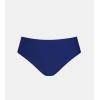 CUPSHE Women’s Mid Rise Bikini Bottom Swimsuit Classic Full Coverage Swim Bottom Only(Navy Blue)